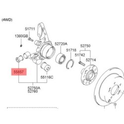 NISSAN WINGROAD Y11 SENTRA B15 ALMERA N16 CRADLE BUSHING KIT POLYURETHANE