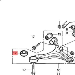 NISSAN WINGROAD Y11 SENTRA B15 ALMERA N16 CRADLE BUSHING KIT POLYURETHANE