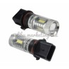 LED P13W PSX26W 15W BULB PAIR