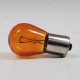 RING SINGLE CONTACT AMBER LARGE BULB 12V