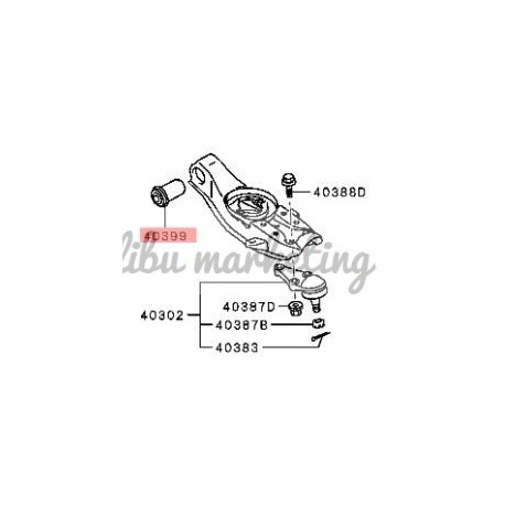 NISSAN WINGROAD Y11 SENTRA B15 ALMERA N16 CRADLE BUSHING KIT POLYURETHANE