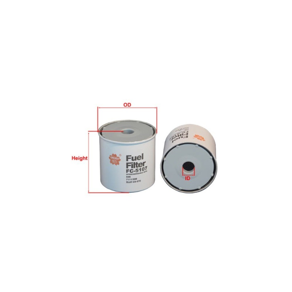 SAKURA FC-5107 TRACTOR FUEL FILTER