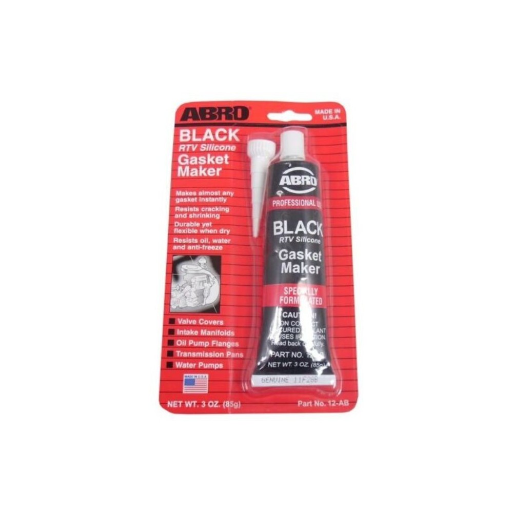 ABRO BLACK RTV SILICONE GASKET MAKER
