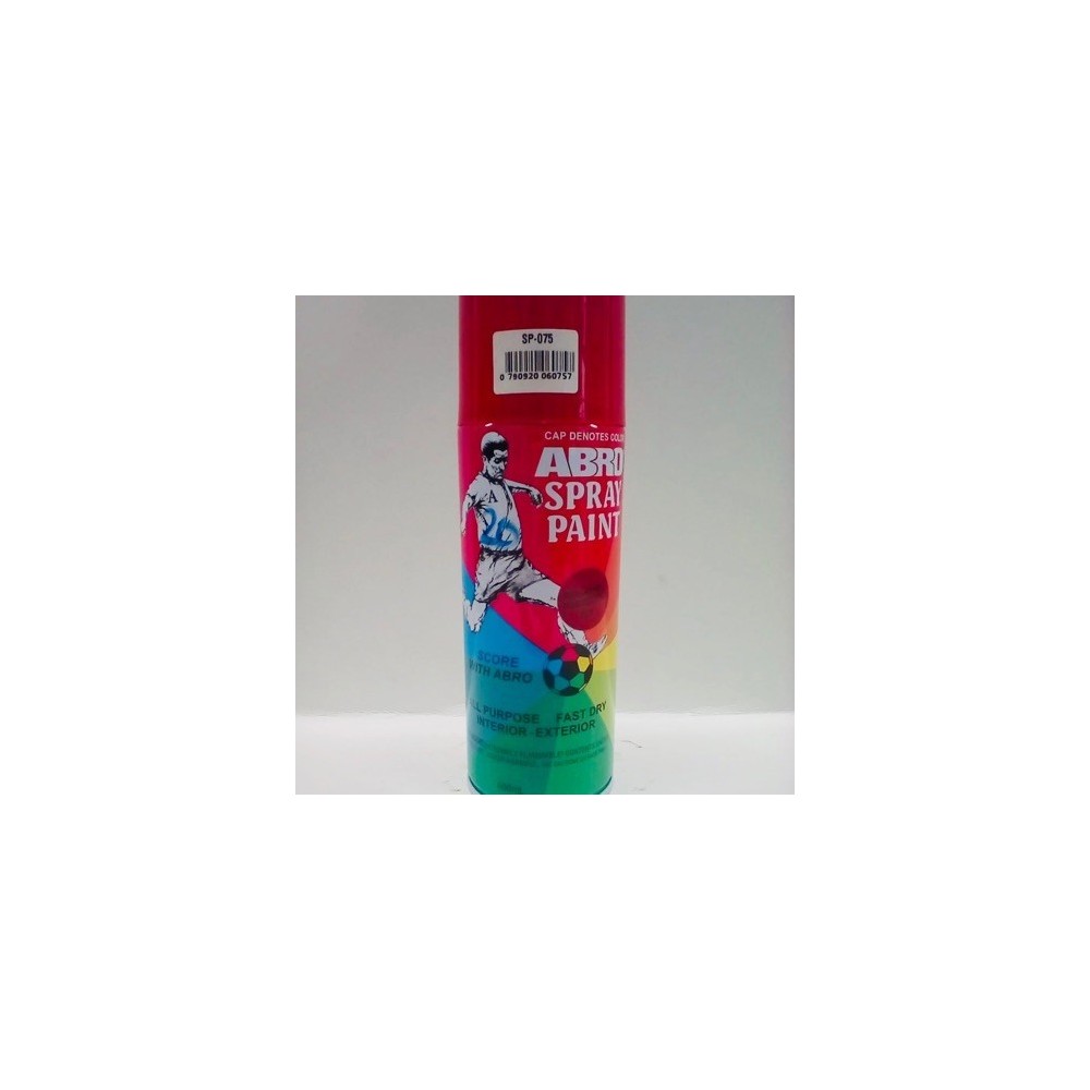 ABRO SPRAY PAINT REGULAR RED 400 ML