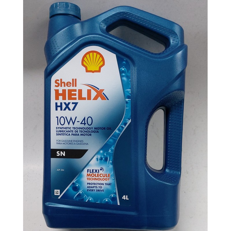 Aceite Shell Helix 10w40 Hx7 4L EE.UU.