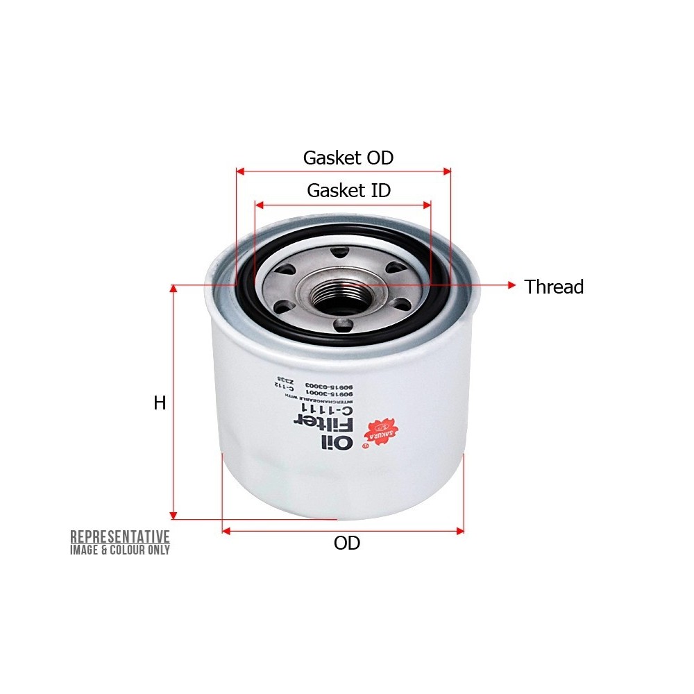 SAKURA OIL FILTER C1111
