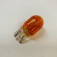 SINGLE CONTACT AMBER CAPLESS LARGE BULB 12V