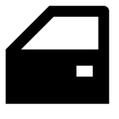 NISSAN SENTRA B12 FRONT DOOR GLASS  LH