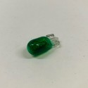 SINGLE CONTACT GREEN CAPLESS SMALL BULB 12V